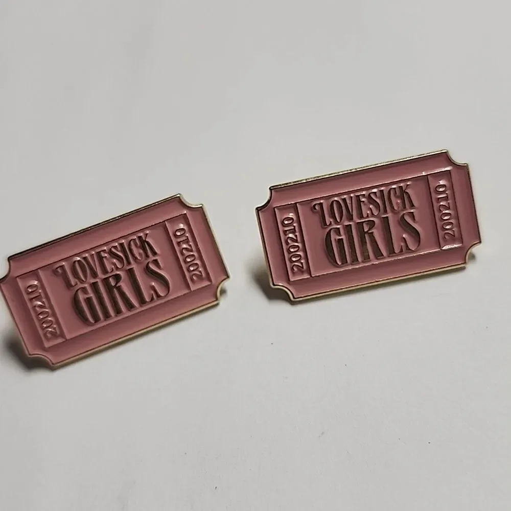 Lovesick Girls Pink Pins